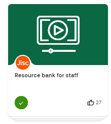 resource bank for staff UX